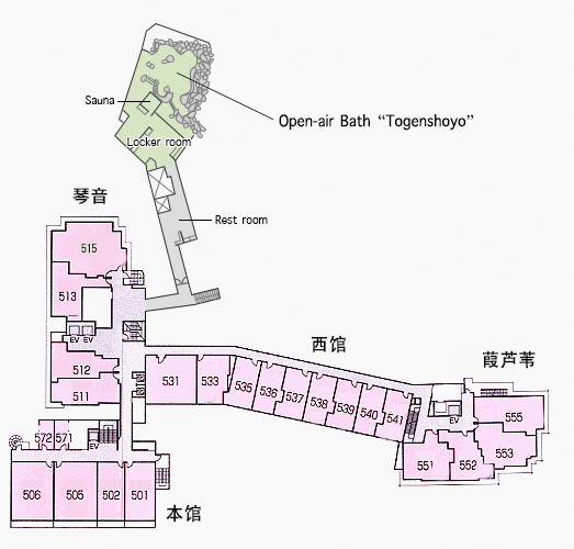 馆内示意图