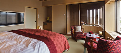 Plancher standard Karoi Chambre double de style japonais