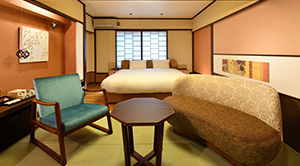 Japanese modern Chambre de type japonais, 1 lit 2 personnes