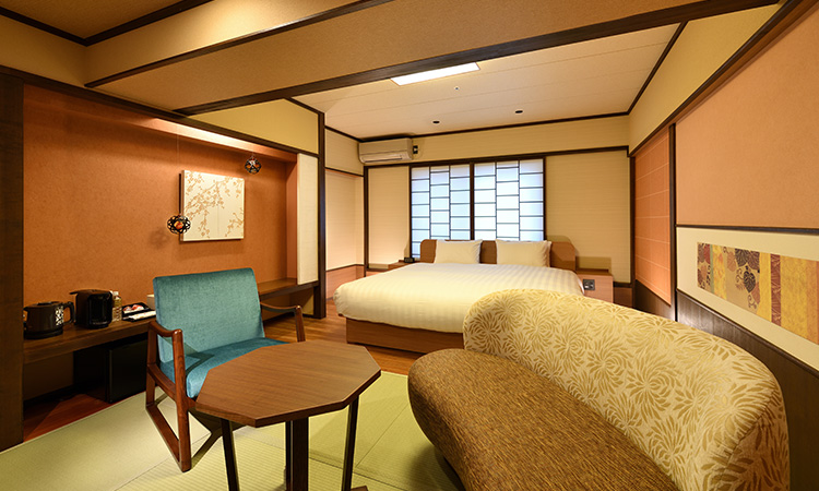 สไตล์ญี่ปุ่นสมัยใหม่ ห้องสไตล์ญี่ปุ่นเตียงเดี่ยวขนาดใหญ่