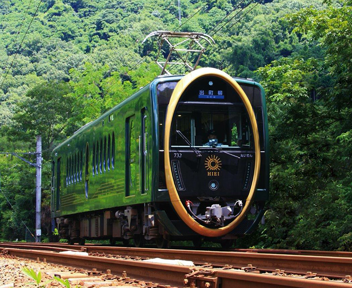 Sightseeing train Hiei